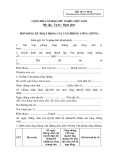 Đơn đăng ký hoạt động của văn phòng công chứng (Mẫu TP-CC-09-sđ)