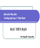 Bài giảng Rau tiền đạo - ThS. Nguyễn Trung Kiên