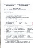 Đề cương học phần Sức khỏe môi trường và sức khỏe nghề nghiệp (Mã học phần: EOH421)