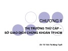 Bài giảng Tài chính tiền tệ: Chương 6 - TS. Trần Thị Mộng Tuyết
