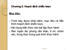 Bài giảng Quản trị kinh doanh dược - Chương 2: Hoạch định chiến lược