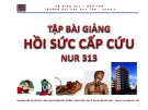Tập bài giảng Hồi sức cấp cứu (NUR 313): Khí dung và chăm sóc điều dưỡng - ThS. BS. Nguyễn Phúc Học
