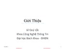 Bài giảng Tương tác người máy: Chương 1 - Lê Quý Lộc
