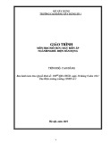 Giáo trình Máy biến áp ngành Điện dân dụng Cao đẳng - Trường Cao đẳng Xây dựng số 1