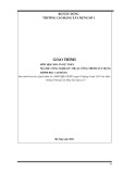 Giáo trình Đồ án dự toán Công nghệ kỹ thuật công trình xây dựng (Cao đẳng) - Trường Cao đẳng Xây dựng số 1