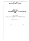 Giáo trình Đồ án Thanh toán Quyết toán Công trình Xây dựng (Cao đẳng) - Trường Cao đẳng Xây dựng số 1