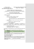 Đề cương chi tiết học phần Hóa học thực phẩm (Food chemistry)