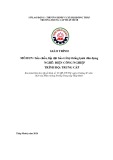 Giáo trình Sửa chữa, Lắp đặt, Bảo trì Hệ thống Lạnh Dân dụng (Nghề Điện Công nghiệp - Trung cấp) - Trường Trung cấp Tháp Mười (2024)