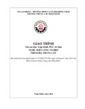 Giáo trình Lập trình PLC cơ bản (Điện công nghiệp - Trung cấp) - Trường Trung cấp Tháp Mười [Mới nhất]