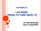 Bài giảng Tư pháp quốc tế: Chương 9 - ThS. Trần Thị Bé Năm