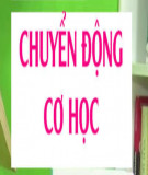 Chuyển động cơ học - vận tốc