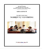 Tài liệu giảng dạy Nghiệp vụ văn phòng - Trường CĐ Công nghệ TP. HCM