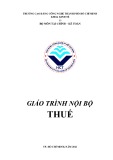 Giáo trình nội bộ Thuế - Trường Cao đẳng Công nghệ TP. HCM