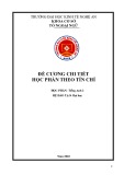 Đề cương chi tiết học phần Tiếng Anh 2 - Trường Đại học Kinh tế Nghệ An