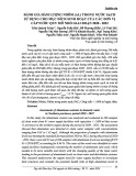 Đánh giá hàm lượng nhôm (Al) trong nước sạch sử dụng cho mục đích sinh hoạt của các đơn vị cấp nước quy mô nhỏ giai đoạn 2020 - 2022