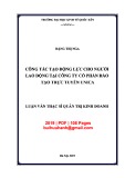 Luận văn Thạc sĩ: Công tác tạo động lực cho người lao động tại Công ty cổ phần đào tạo trực tuyến UNICA
