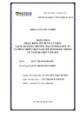Phân tích hoạt động tín dụng cá nhân tại BIDV Sóc Trăng (2011-2013): Khóa luận tốt nghiệp Quản trị kinh doanh