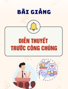 Bài giảng Diễn thuyết trước công chúng: Tổng quan về diễn thuyết trước công chúng