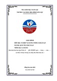 Giáo trình Nghiệp vụ buồng phòng khách sạn (Quản trị khách sạn Cao đẳng): Trường Cao đẳng Hòa Bình Xuân Lộc
