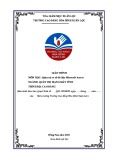 Giáo trình Quản trị cơ sở dữ liệu Microsoft Access (Cao đẳng) - Trường Cao đẳng Hòa Bình Xuân Lộc