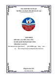 Giáo trình Cấu trúc máy tính (Cao đẳng): Quản trị mạng máy tính - Trường Cao đẳng Hòa Bình Xuân Lộc