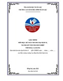 Giáo trình Kế toán thương mại dịch vụ (Cao đẳng): Ngành Kế toán doanh nghiệp - Trường Cao đẳng Hòa Bình Xuân Lộc