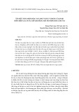 Tín hiệu von-ampe hòa tan anot xung vi phân của Pb(II) trên điện cực in tự chế ghi bằng máy đo điện hóa cầm tay