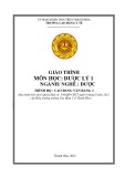 Giáo trình Dược lý 1 (Cao đẳng văn bằng 2): Trường Cao đẳng Y tế Thanh Hoá