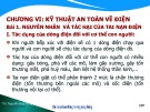 Bài giảng An toàn lao động: Chương 6 - ThS. Nguyễn Huy Vững