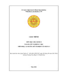 Giáo trình Hóa sinh II Xét nghiệm y học (Cao đẳng văn bằng 2) - Trường Cao đẳng Y tế Thanh Hoá