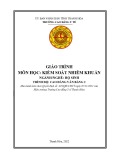 Giáo trình Kiểm soát nhiễm khuẩn ngành Hộ sinh hệ Cao đẳng văn bằng 2 - Trường Cao đẳng Y tế Thanh Hoá