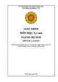 Giáo trình Lý sinh ngành Hộ sinh Cao đẳng - Trường Cao đẳng Y tế Thanh Hoá