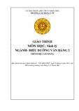 Giáo trình Sinh lý Điều dưỡng Cao đẳng văn bằng 2 - Trường Cao đẳng Y tế Thanh Hoá