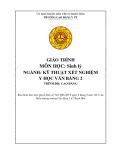 Giáo trình Sinh lý Kỹ thuật xét nghiệm y học (Cao đẳng văn bằng 2) - Trường Cao đẳng Y tế Thanh Hoá