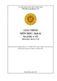 Giáo trình Sinh lý Y sỹ Trung cấp - Trường Cao đẳng Y tế Thanh Hoá (Chuẩn nhất)