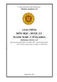 Giáo trình Dược lý Y sỹ đa khoa Trung cấp - Trường Cao đẳng Y tế Thanh Hoá