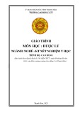 Giáo trình Dược lý Ngành Kỹ thuật xét nghiệm y học Cao đẳng - Trường Cao đẳng Y tế Thanh Hoá