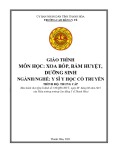 Giáo trình Xoa bóp bấm huyệt dưỡng sinh (Y sĩ y học cổ truyền - Trung cấp) - Trường Cao đẳng Y tế Thanh Hoá