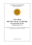 Giáo trình Dược xã hội học (Trung cấp Dược) - Trường Cao đẳng Y tế Thanh Hoá
