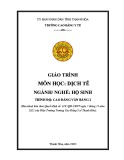 Giáo trình Dịch tễ (Hộ sinh Cao đẳng): Trường Cao đẳng Y tế Thanh Hoá