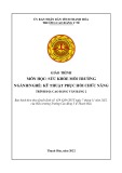Giáo trình Sức khỏe môi trường ngành Kỹ thuật phục hồi chức năng Cao đẳng - Trường Cao đẳng Y tế Thanh Hoá