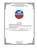 Giáo trình Vật liệu điện lạnh ngành Kỹ thuật máy lạnh và ĐHKK trình độ Trung cấp - Trường Cao đẳng Hòa Bình Xuân Lộc