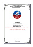 Giáo trình Hàn cơ bản (Ngành: Công nghệ ô tô - Trình độ Trung cấp) - Trường Cao đẳng Hòa Bình Xuân Lộc