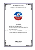 Giáo trình Kỹ thuật đo lường (Trung cấp) - Trường Cao đẳng Hòa Bình Xuân Lộc: Sửa chữa lắp ráp máy tính