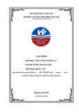 Giáo trình Thực hành nghiệp vụ 1 Hướng dẫn du lịch Trung cấp - Cao đẳng Hòa Bình Xuân Lộc
