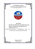 Giáo trình Hệ thống điều hòa không khí cục bộ (Trung cấp) - Vận hành sửa chữa thiết bị lạnh - Trường Cao đẳng Hòa Bình Xuân Lộc