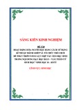 Sáng kiến kinh nghiệm THPT: Hoạt động hóa người học bằng cách sử dụng kĩ thuật mảnh ghép và tổ chức trò chơi để phát triển năng lực hợp tác cho học sinh trong nội dung dạy học bài 5 Các phân tử sinh học Sinh học 10 – KNTT
