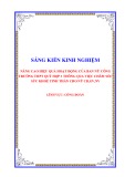 Sáng kiến kinh nghiệm THPT: Nâng cao hiệu quả hoạt động của Ban Nữ công trường THPT Quỳ Hợp 3 thông qua việc chăm sóc sức khoẻ tinh thần cho nữ cán bộ, giáo viên, nhân viên