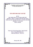 Sáng kiến kinh nghiệm THPT: Phát triển năng lực vận dụng kiến thức để phòng, chống các bệnh về hệ tiết niệu cho HS thông qua dạy học bài Bài tiết và cân bằng nội môi - Sinh học 11, sách Kết nối tri thức