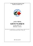 Giáo trình Kiểm nghiệm (Ngành: Dược - Trình độ: Cao đẳng) - Trường Cao đẳng Y tế Bắc Ninh